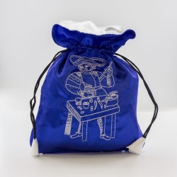 BOLSA Tarot Seda Azul 23