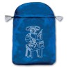 BOLSA Tarot Seda Azul 23