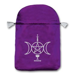 BOLSA Tarot Seda Morada 2