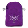 BOLSA Tarot Seda Morada 2