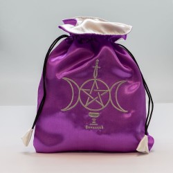 BOLSA Tarot Seda Morada 2
