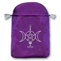 BOLSA Tarot Seda Morada 2