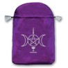 BOLSA Tarot Seda Morada 2
