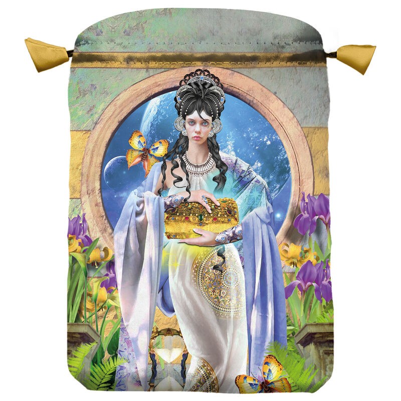 Bolsa Tarot Apokalypsis - Seda 23 x 16 cm (Verde)