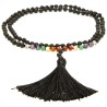Collar Tibetano Mala Piedra Volcánica 7 Chakras (45 cm - 108 Bolas de 6 mm)