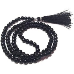 Collar Tibetano Mala Premium Piedra Turmalina (38 cm - 108