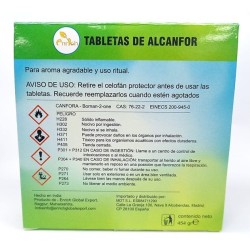 Alcanfor 64 x Pastillas de 2,8 x 2.8 cm (454 gramos) ·