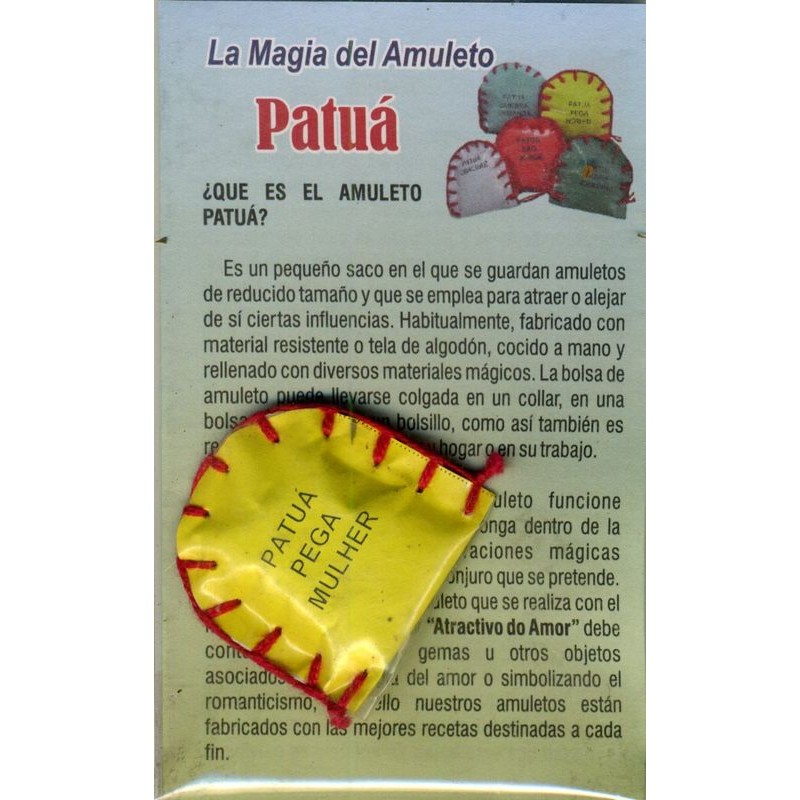 AMULETO Patua Pega Mujer
