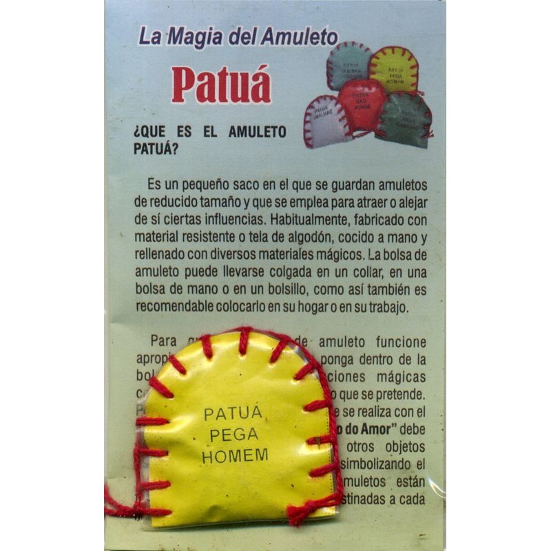 AMULETO Patua Pega Hombre