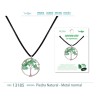 Colgante Arbol De Vida Con Piedra Aventurina Verde con