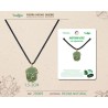Colgante Piedra Aventurina Verde con engarce de alambre