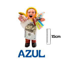 Ekeko Azul 8/10 cm (Origen: Peru)