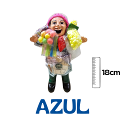 Ekeko Azul 18/20 cm (Origen: Peru)