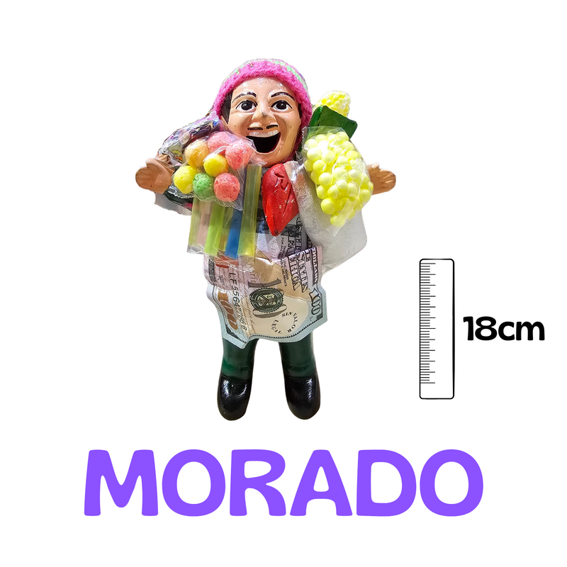 Ekeko Morado 18/20 cm (Origen: Peru) ·