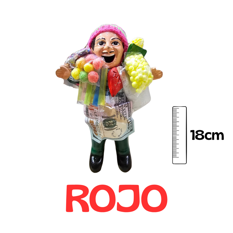 Ekeko Rojo 18/20 cm (Origen: Peru)