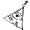 Amuleto Plata Ojo de Horus 2,4 cm (Triangular)