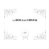 Bola Cristal 08 cm Calidad Premium, con peana y libro -