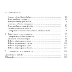 Bola Cristal 08 cm Calidad Premium, con peana y libro -