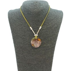 Collar Orgon Mano Fatima Verde (3,2 cm Ajustable)