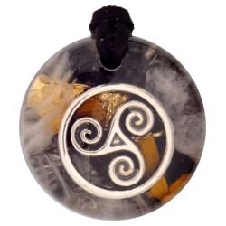 Llavero Orgon Trisquel Negro (3,2 cm x 9.5 cm largo)