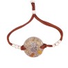 Pulsera Orgon Mano Fatima Beige (3,2 cm Ajustable) Marron