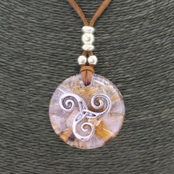 Collar Orgon Triquel Beige (3,7 cm Ajustable)