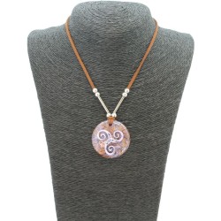 Collar Orgon Triquel Beige (3,7 cm Ajustable)