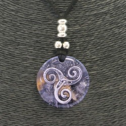 Collar Orgon Triquel Negra (3,7 cm Ajustable)