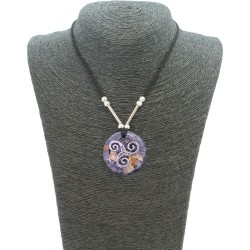 Collar Orgon Triquel Negra (3,7 cm Ajustable)