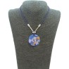 Collar Orgon Espiral Azul (3,7 cm Ajustable)