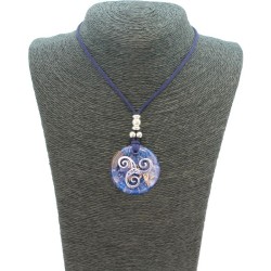 Collar Orgon Triquel Azul (3,7 cm Ajustable)