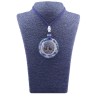 Collar Orgon Arbol de la Vida Azul (5,4 cm Ajustable)