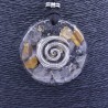 Collar Orgon Espiral Negro (5,4 cm Ajustable)