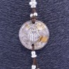 Collar Orgon Mano de Fatima Beige con Abarolios (3,7 cm Ajustable)