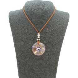 Collar Orgon Nudo Celta Beige (3,7 cm Ajustable)