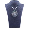 Collar Orgon Om Verde (5,4 cm Ajustable)