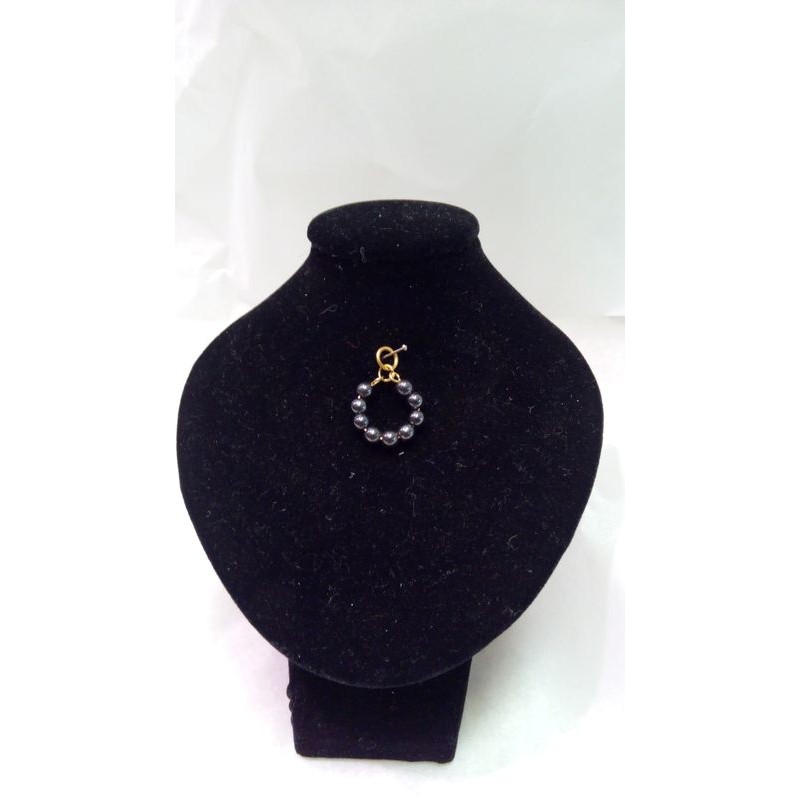 COLGANTE Circulo Hematite
