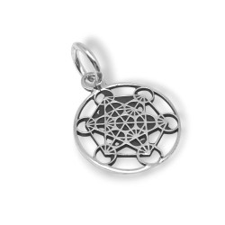 Amuleto Plata Metatron 1,6 cm
