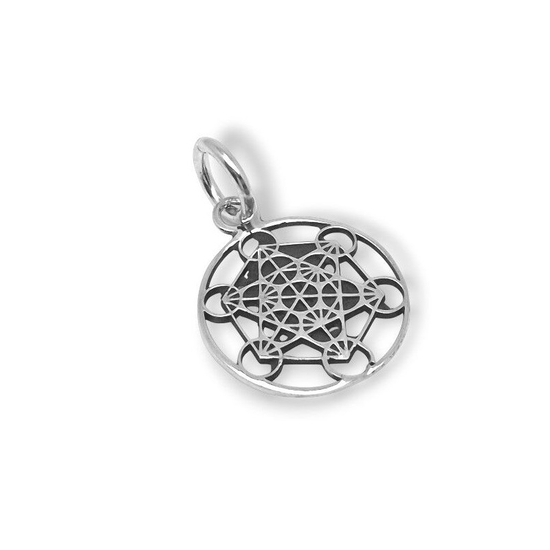 Amuleto Plata Metatron 1,6 cm