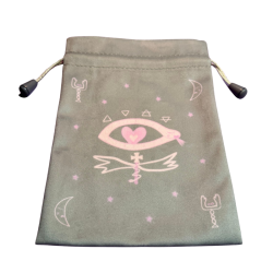 Bolsa Tarot Aterciopelada Mr Butter Ojo Estrellas y Luna 