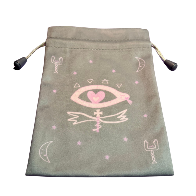 Bolsa Tarot Aterciopelada Mr Butter Ojo Estrellas y Luna 