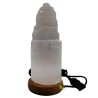 Lampara Selenita Catedral 15 cm USB led multicolor ·