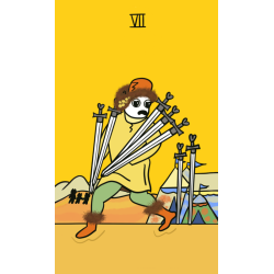 Tarot Mr Butter Tarot Card  - Jenny Jin - Vermilion