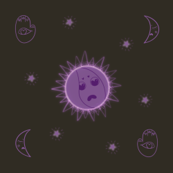 Tapete Aterciopelado Mr Butter - Modelo Sol Estrellas,Luna