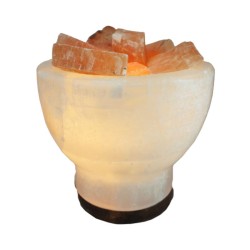 Lámpara de Selenita Cuenco ·