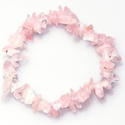 Pulsera de chip Cuarzo Rosa