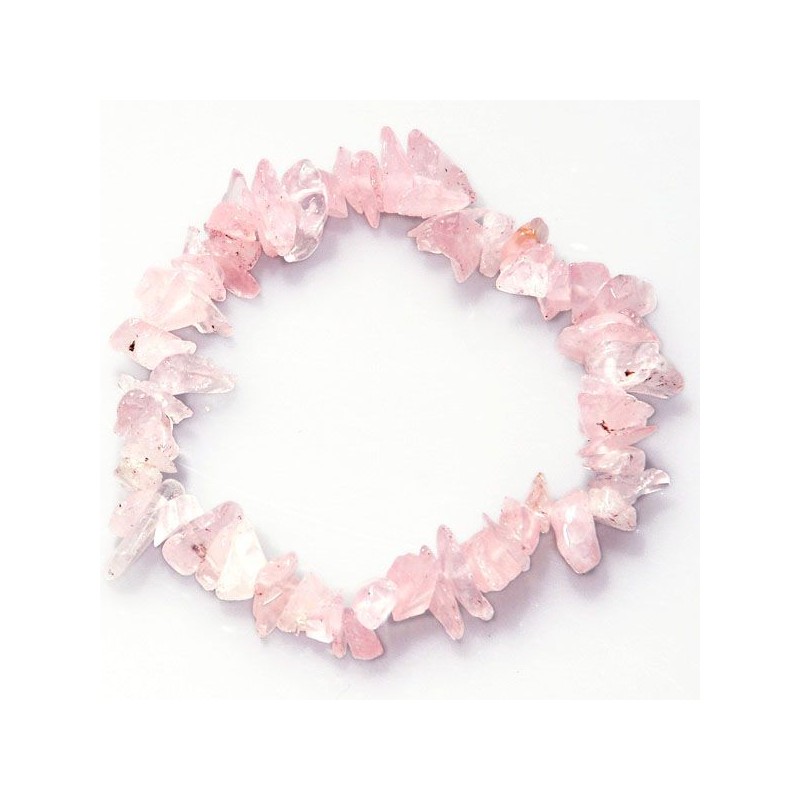 Pulsera de chip Cuarzo Rosa