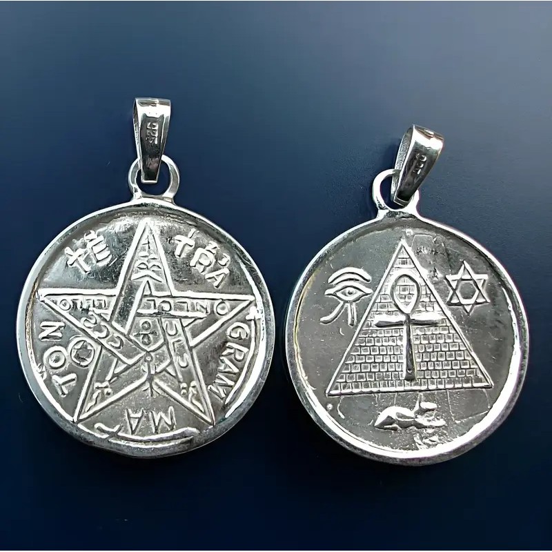 Amuleto Moneda Egipcia con Tetragramaton 2,5 cm