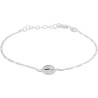 Amuleto Plata Pulsera Virgen de la Milagrosa 17-20 cm