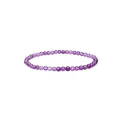 Pulsera bolas de Amatista 4 mm (Elastica)